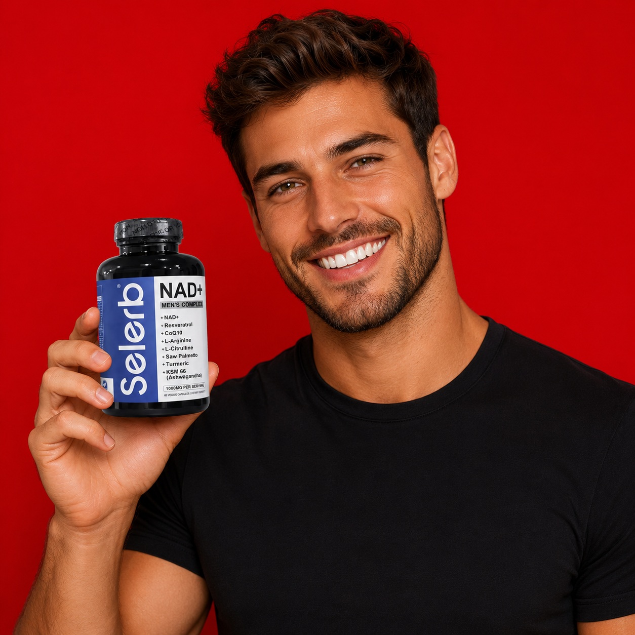 Selerb Nad Supplement: Energía, vitalidad y bienestar celular masculino.
